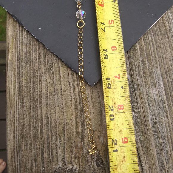 Kirks Folly sparkling Aurora Borealis Necklace choker beautiful Iridescence AB - Picture 10 of 17